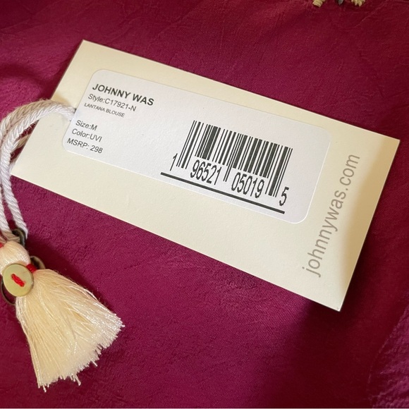 Johnny Was Embroidered Blouse - Picture 4 of 4